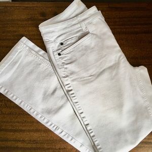 J.Jill Authentic Smooth Fit White Jeans Size 8
